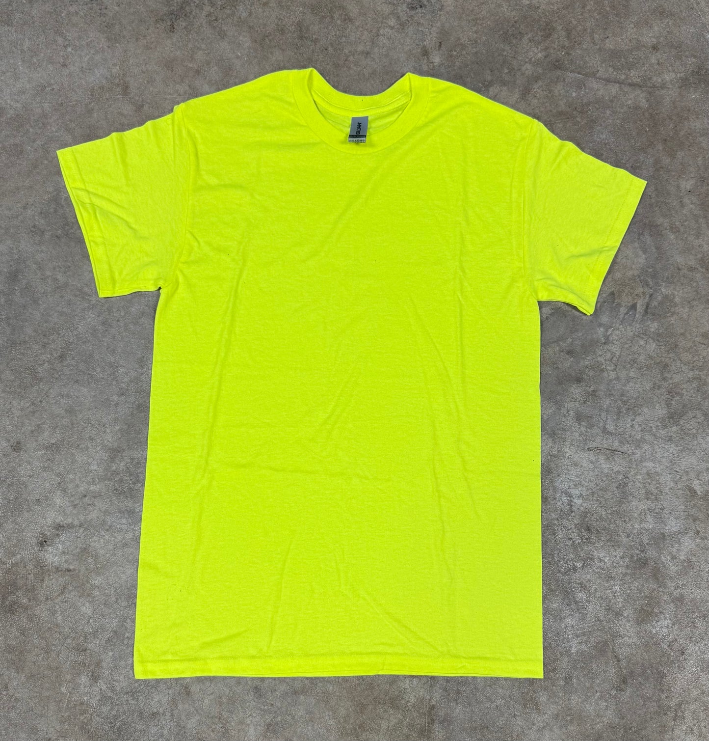 Short Sleeve Safety Yellow Shirt