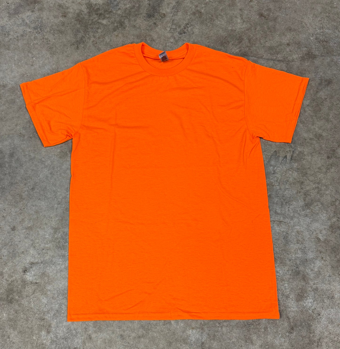 Short Sleeve Neon Orange Shirt