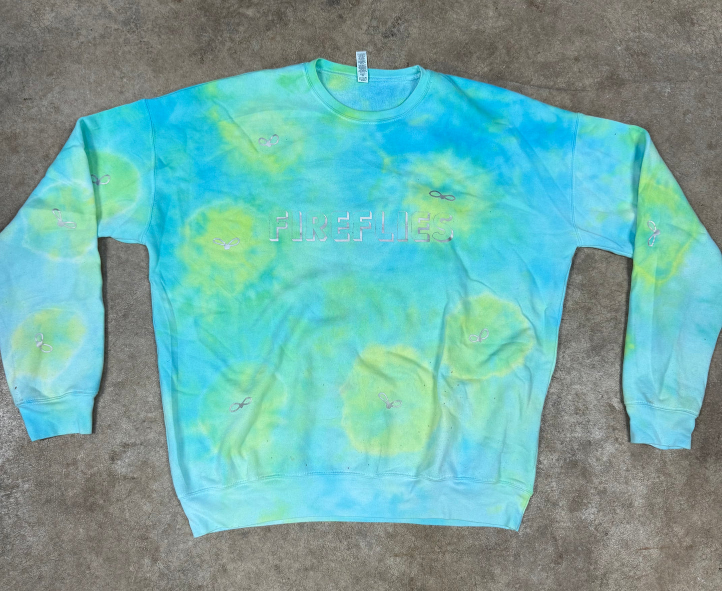 Green/Blue Dyed Crewneck