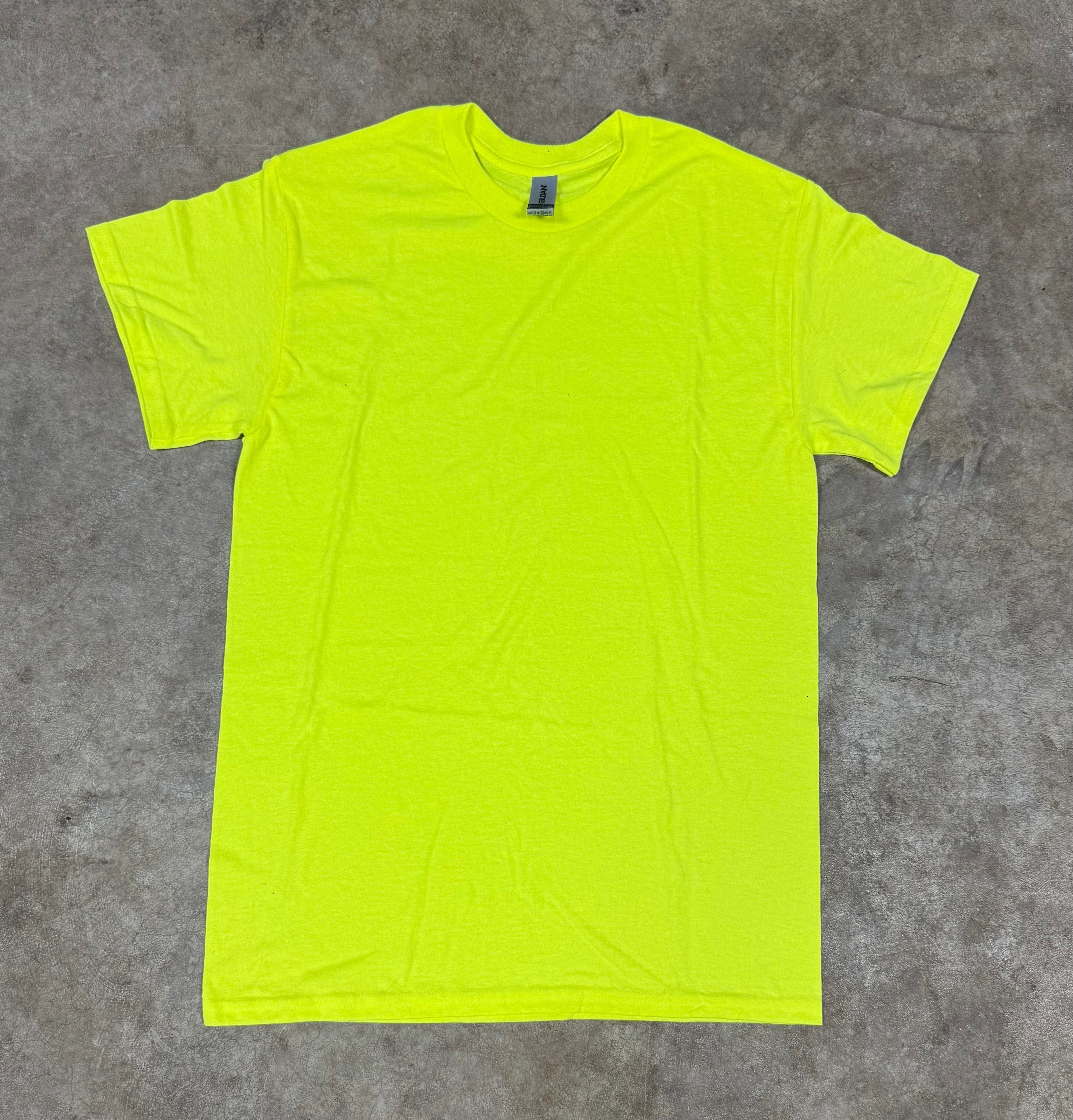 Short Sleeve Safety Yellow Shirt