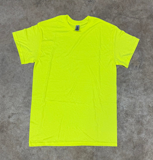 Short Sleeve Safety Yellow Shirt