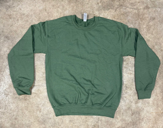 Military Green Crewneck