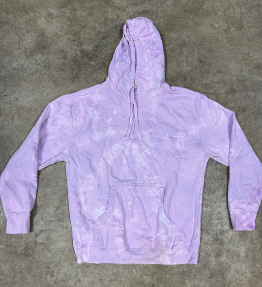 Light Purple Bleach Dyed Hoodie