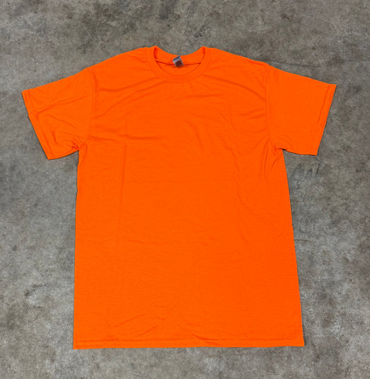 Short Sleeve Neon Orange Shirt