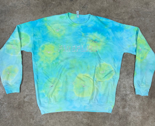Green/Blue Dyed Crewneck