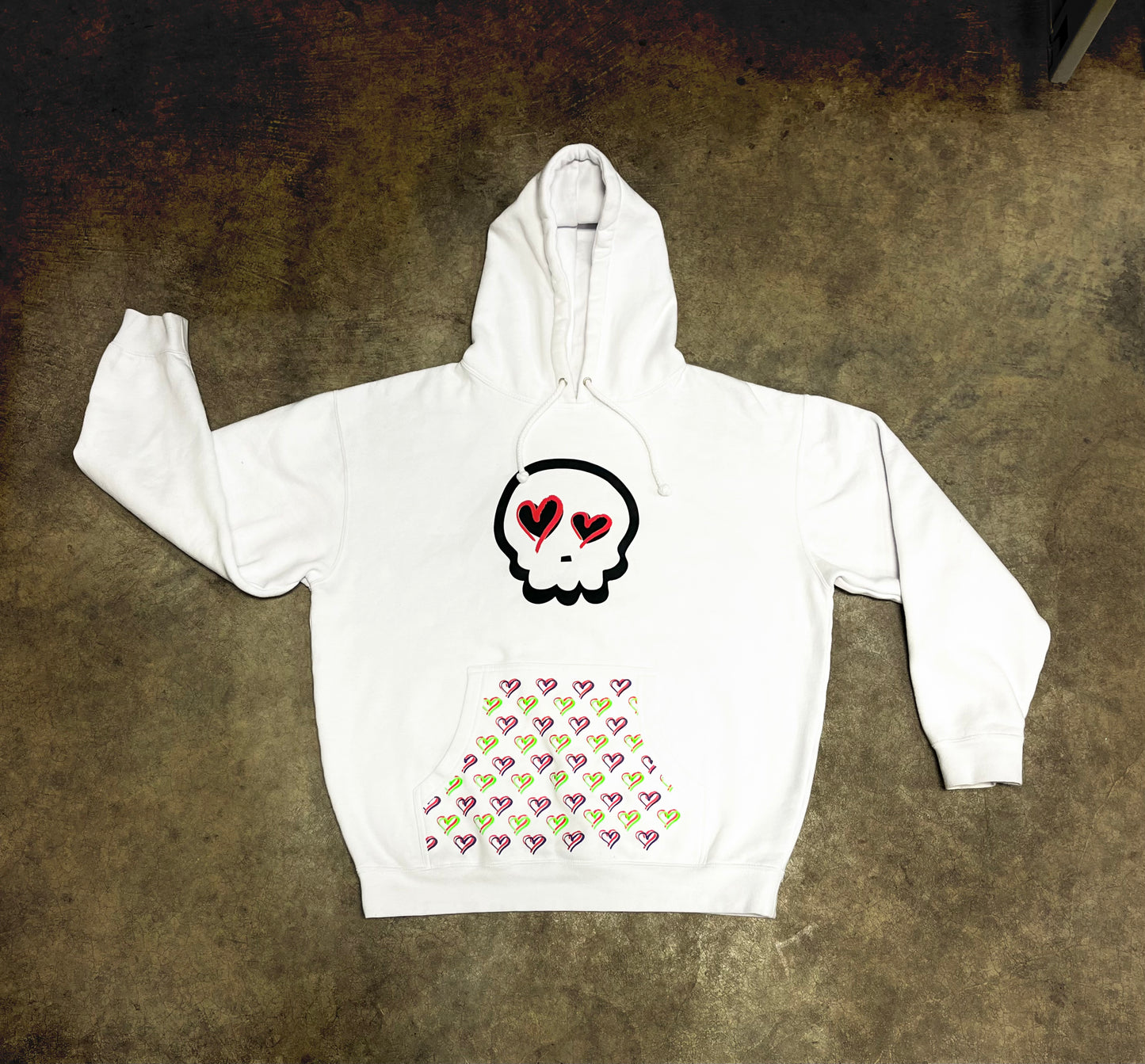 Graffiti Skull Hoodie